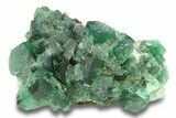 Fluorescent Green Fluorite Cluster - Diana Maria Mine, England #301730-1